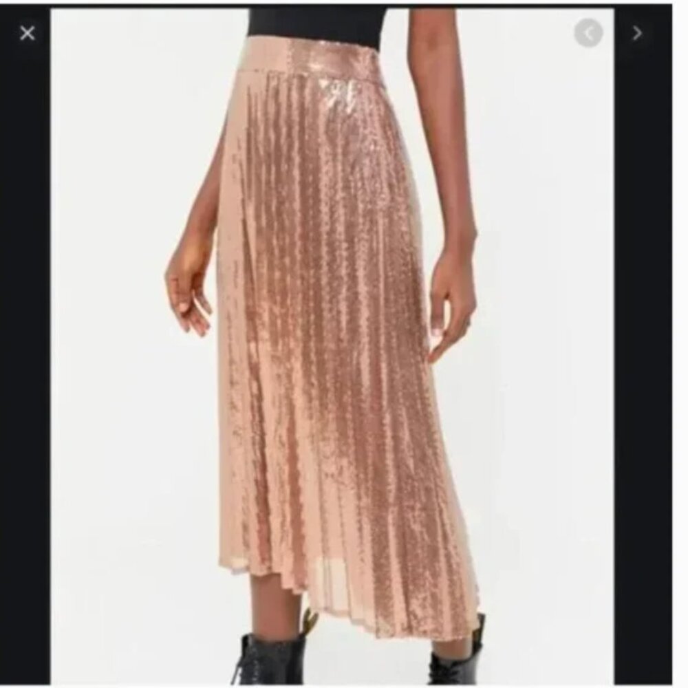 Uo Emilia Sequin Midi Sequined Boho Peasant Hipst… - image 3